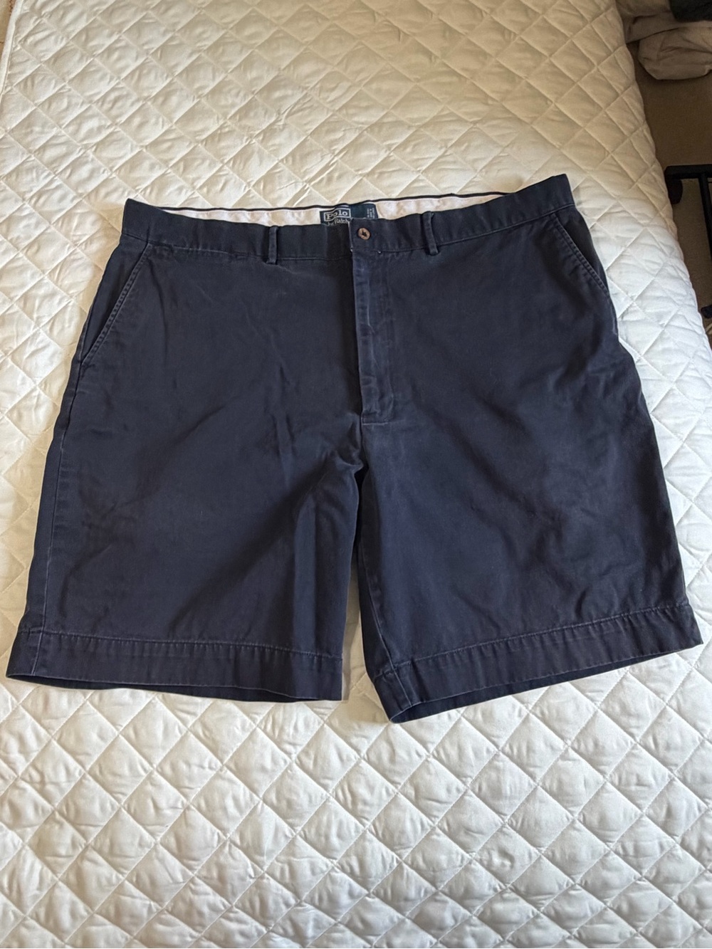 Polo by Ralph Lauren Navy Flat-Front Men’s Shorts